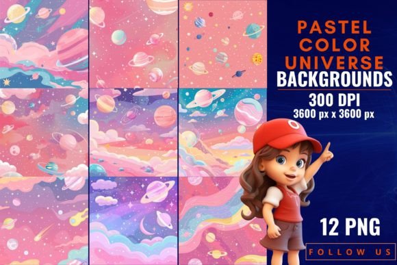 Download Pastel Color Universe Backgrounds - Universe Collection