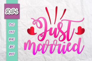 Download Just Married Sign Newlyweds Print &amp; Cut - Married Collection