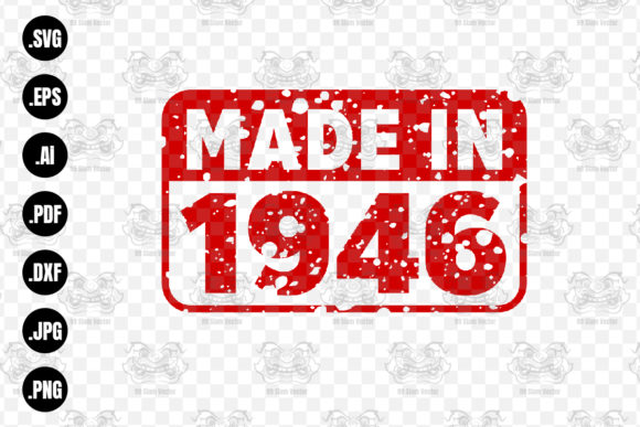 Download Made in 1946 Rubber Texture Stamp&nbsp;&nbsp; - 1946 Collection