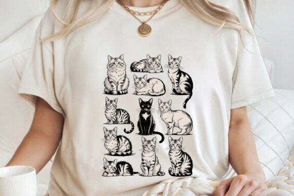 Download Cats 90s Vintage Tshirt Aesthetics SVG - Aesthetic Collection